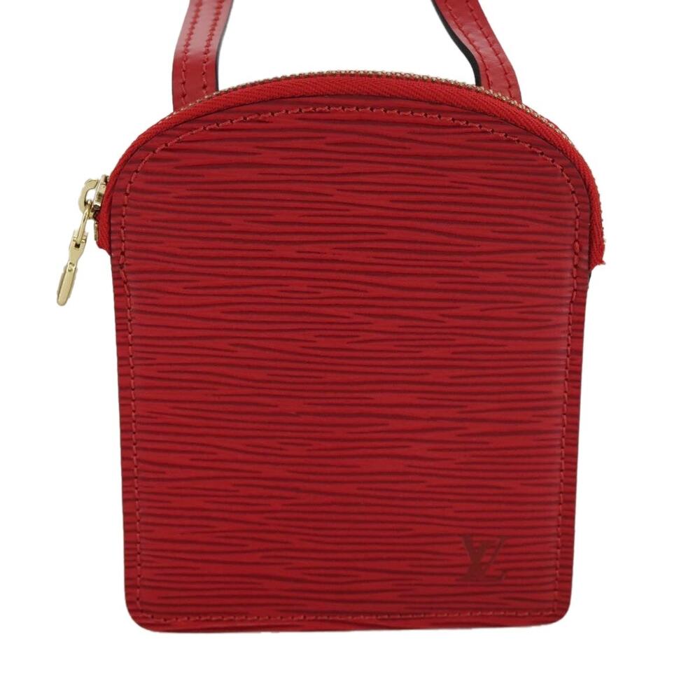 Louis Vuitton Epi Pochette Secret Accessory Pouch Spo Red